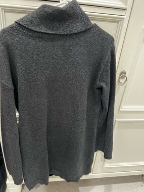 Sanctuary Charcoal Gray Cowl Neck Sweater